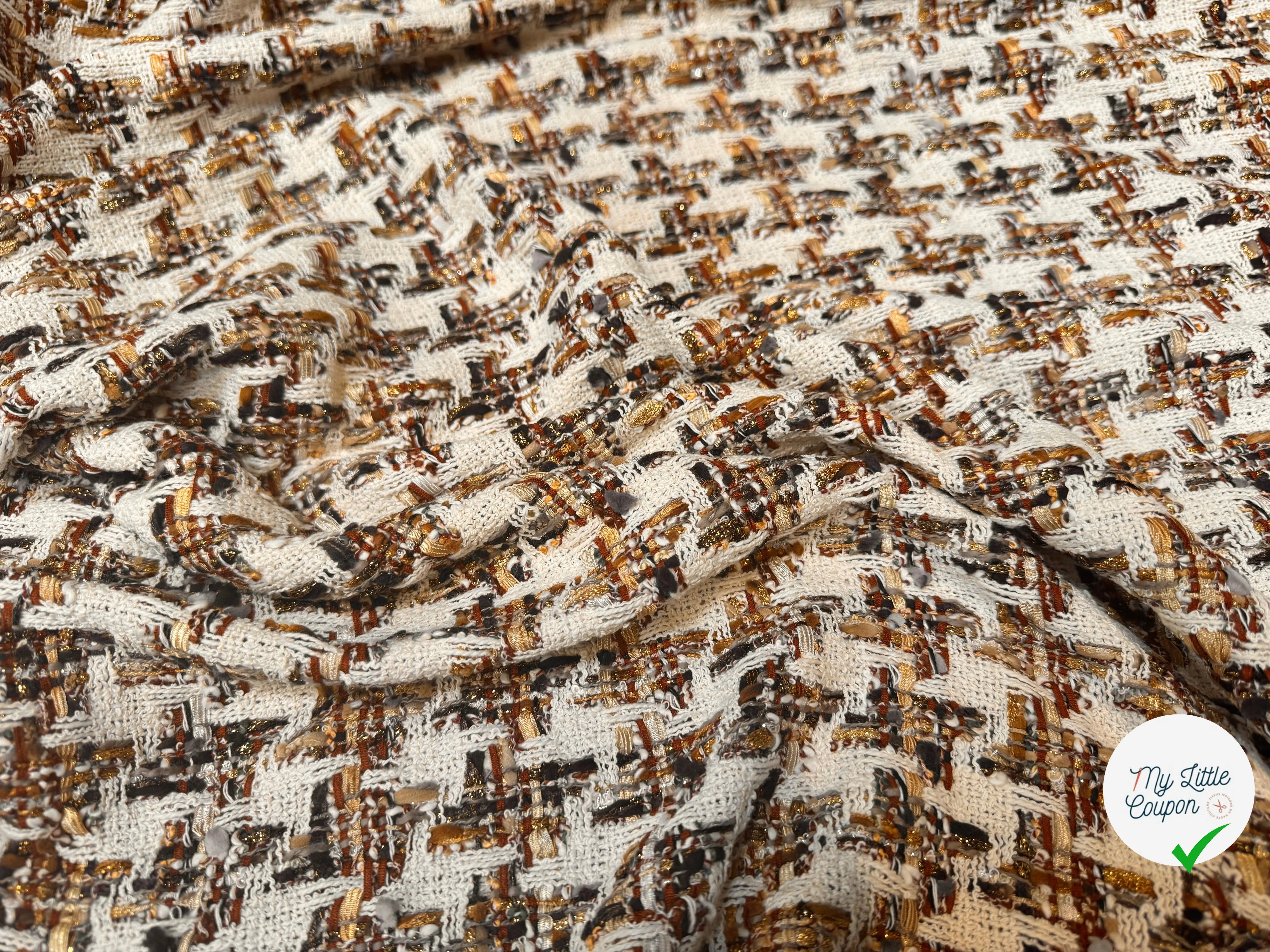 TWEED DE PRESTIGE MADE IN FRANCE PIED DE COQ - My Little Coupon