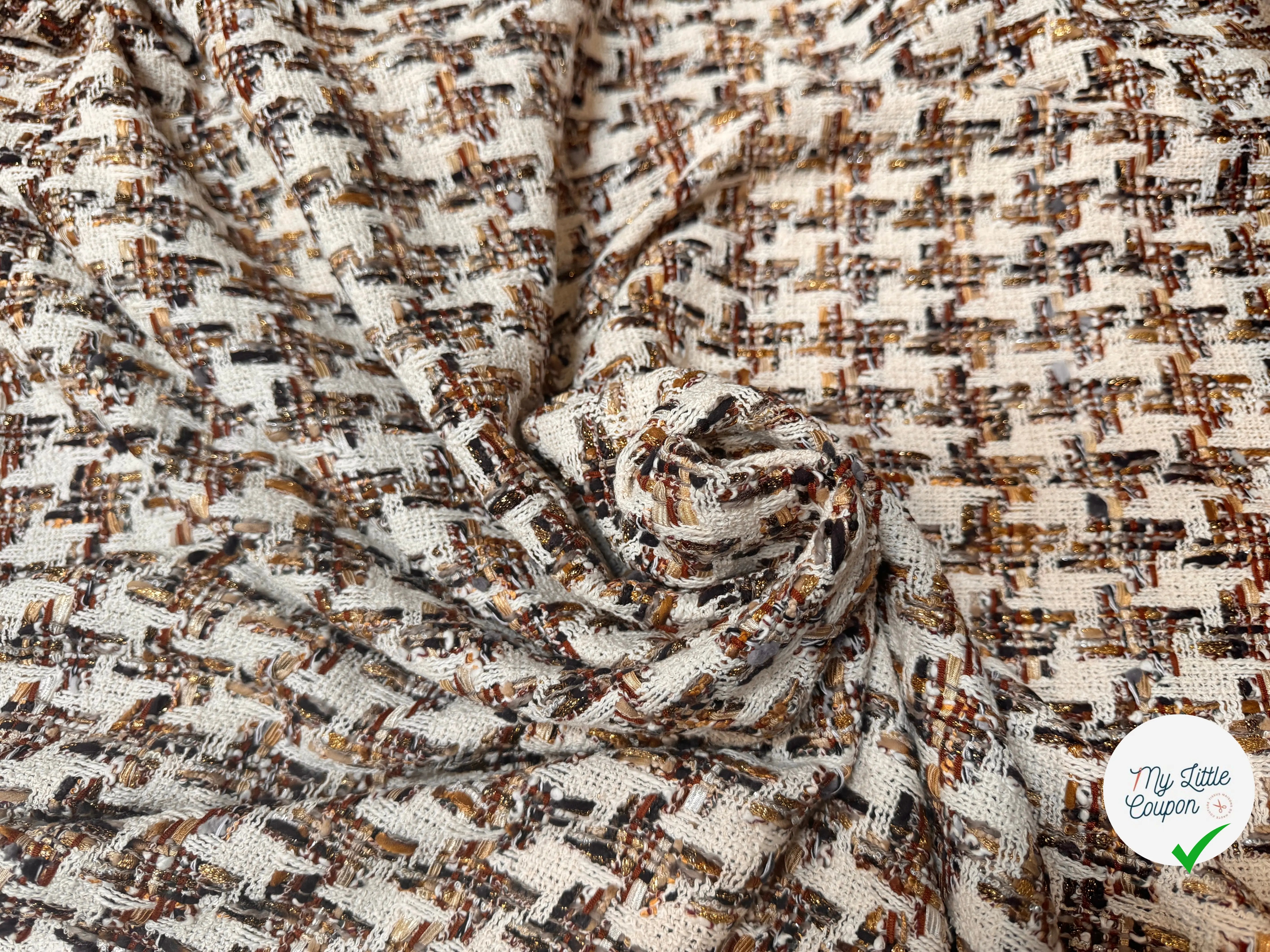 TWEED DE PRESTIGE MADE IN FRANCE PIED DE COQ - My Little Coupon
