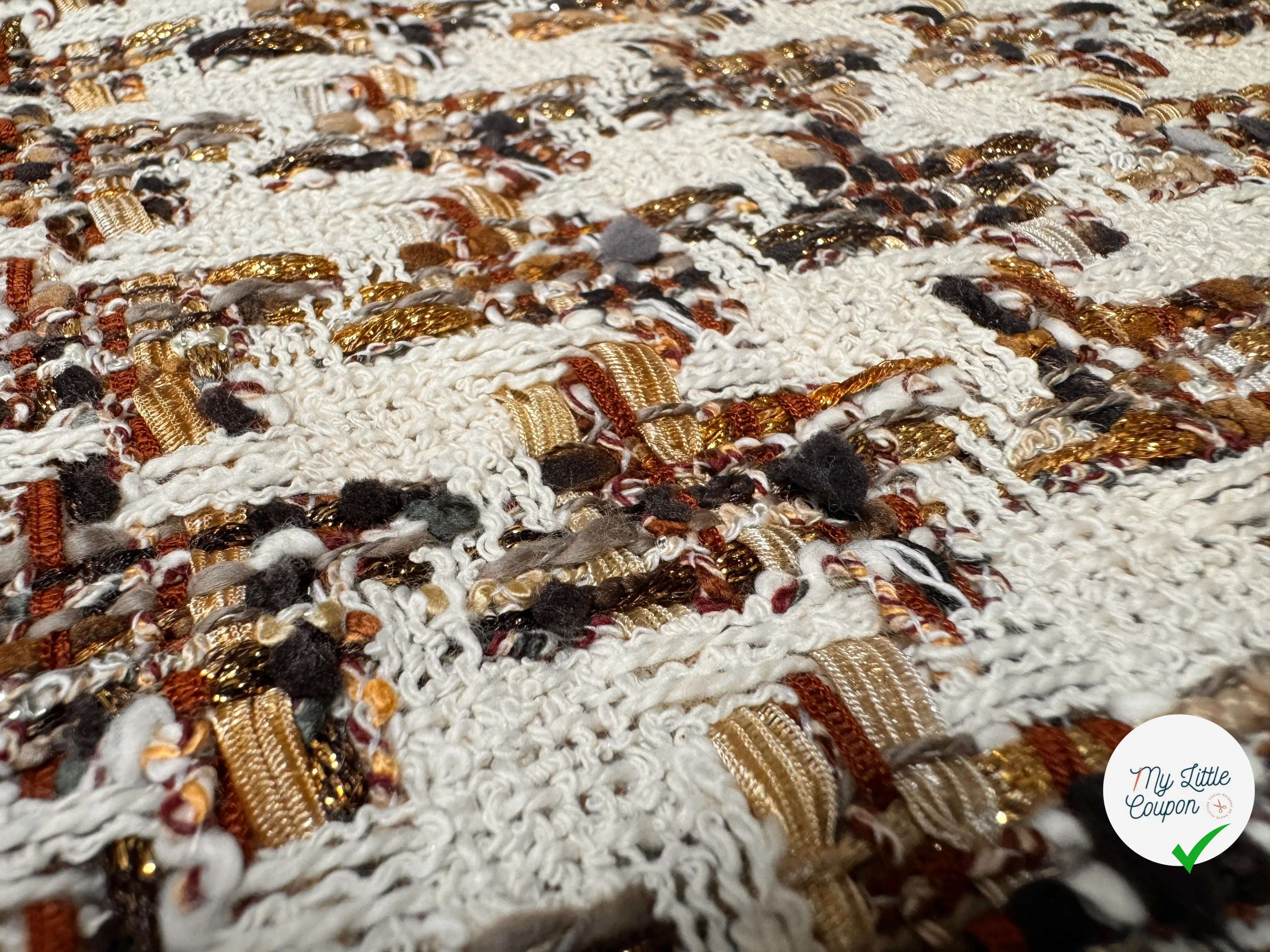 TWEED DE PRESTIGE MADE IN FRANCE PIED DE COQ - My Little Coupon
