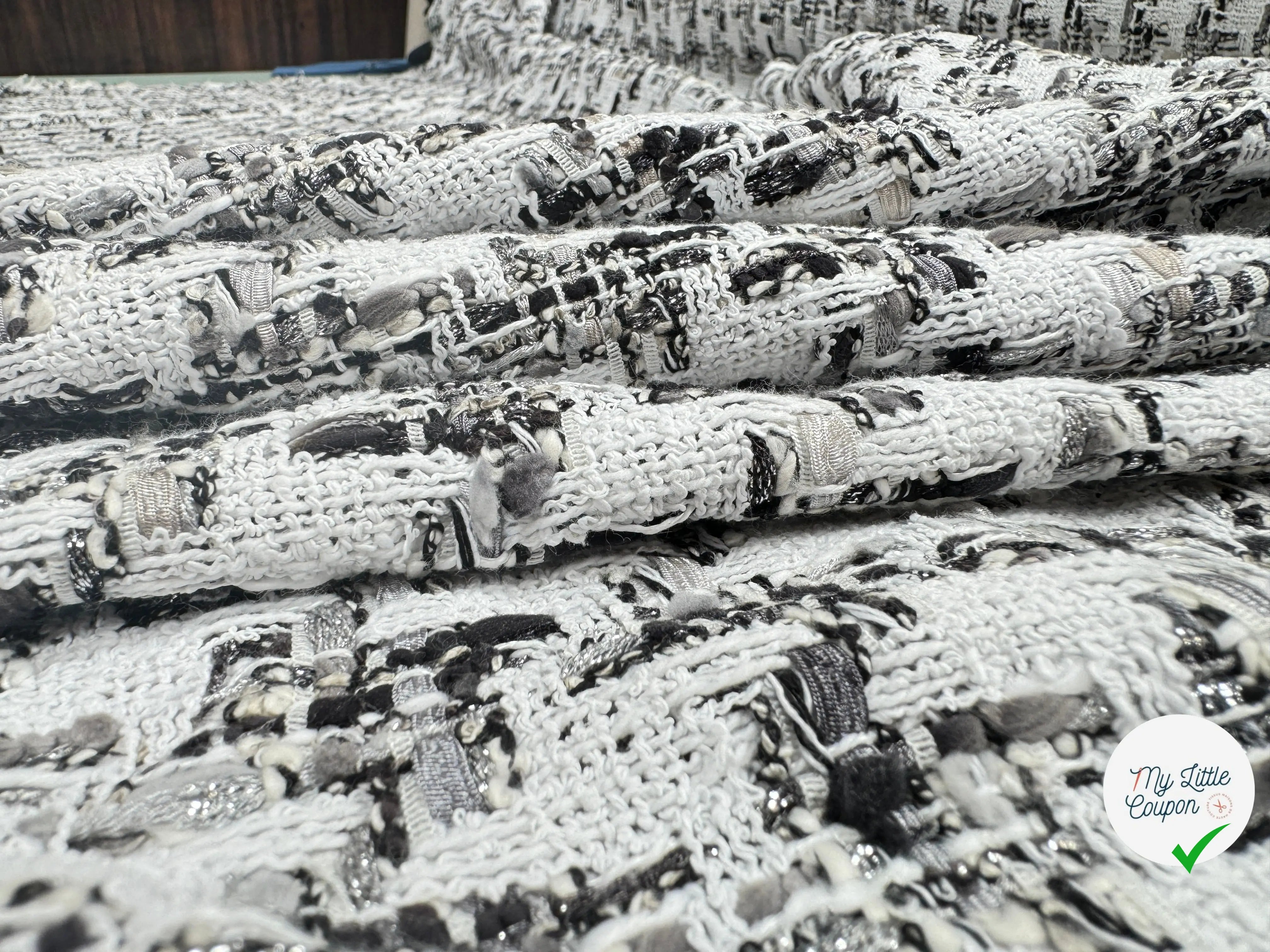 TWEED DE PRESTIGE MADE IN FRANCE PIED DE COQ - My Little Coupon