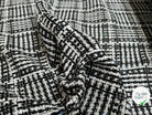 TWEED DE PRESTIGE NOIR & BLANC FABRICATION FRANÇAISE - My Little Coupon