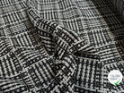 TWEED DE PRESTIGE NOIR & BLANC FABRICATION FRANÇAISE - My Little Coupon