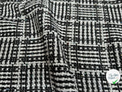 TWEED DE PRESTIGE NOIR & BLANC FABRICATION FRANÇAISE - My Little Coupon