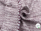 TWEED DE PRINTEMPS BORDEAUX ET ÉCRU - My Little Coupon - tissu - coudre
