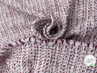 TWEED DE PRINTEMPS BORDEAUX ET ÉCRU - My Little Coupon - tissu - coudre
