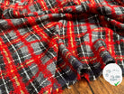 TWEED ÉCOSSAIS ÉCLAT ROUGE MADE IN FRANCE - My Little Coupon