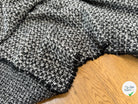 TWEED LAINE NOIR BLANC LUREX - My Little Coupon