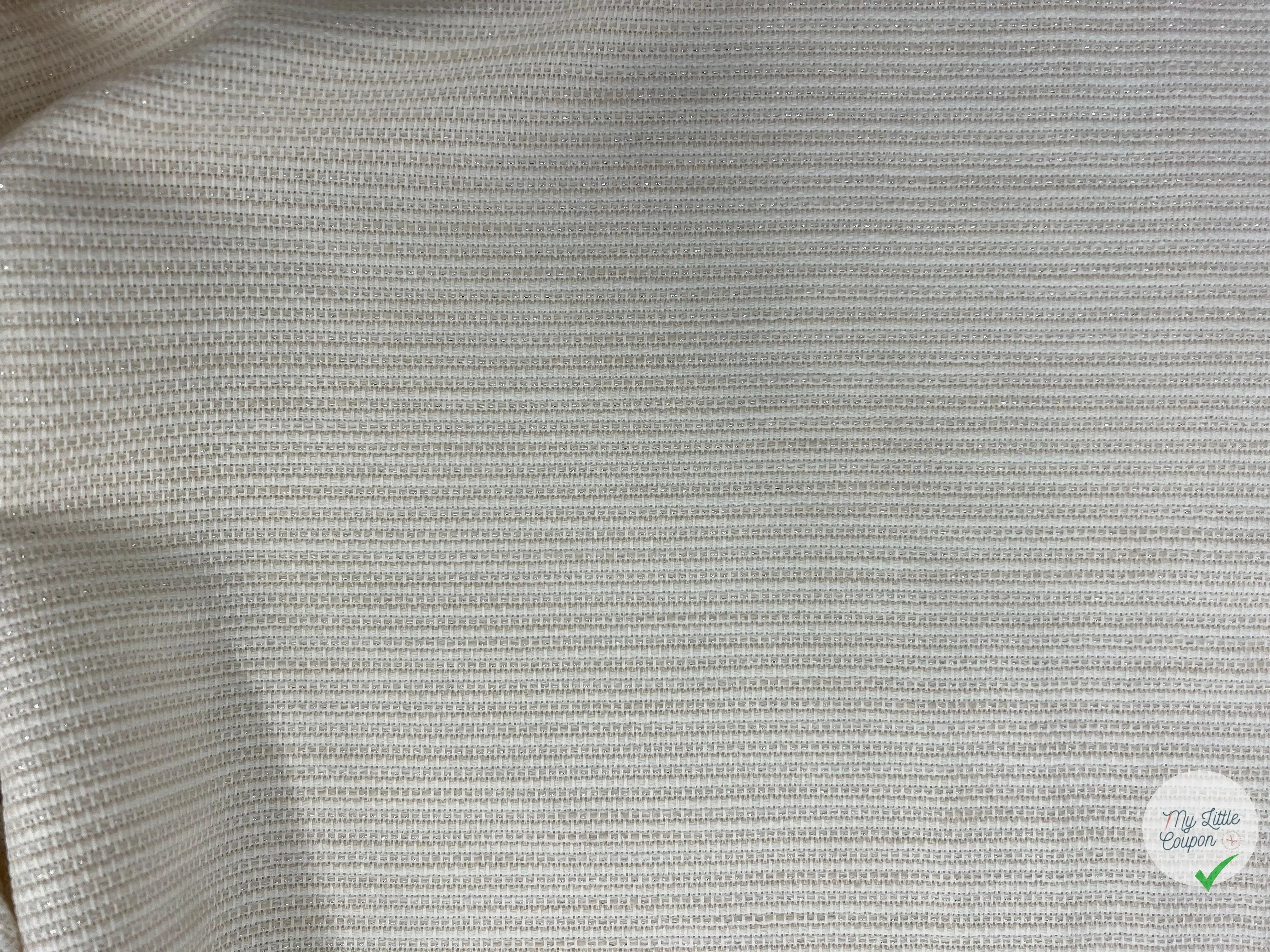 TWEED PRINTEMPS RUTILANT ET SCINTILLANT BLANC - My Little Coupon - tissu - coudre
