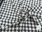 TWEED SOFT À CARREAUX BLANC NOIR - My Little Coupon