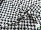 TWEED SOFT À CARREAUX BLANC NOIR - My Little Coupon