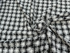TWEED SOFT À CARREAUX BLANC NOIR - My Little Coupon