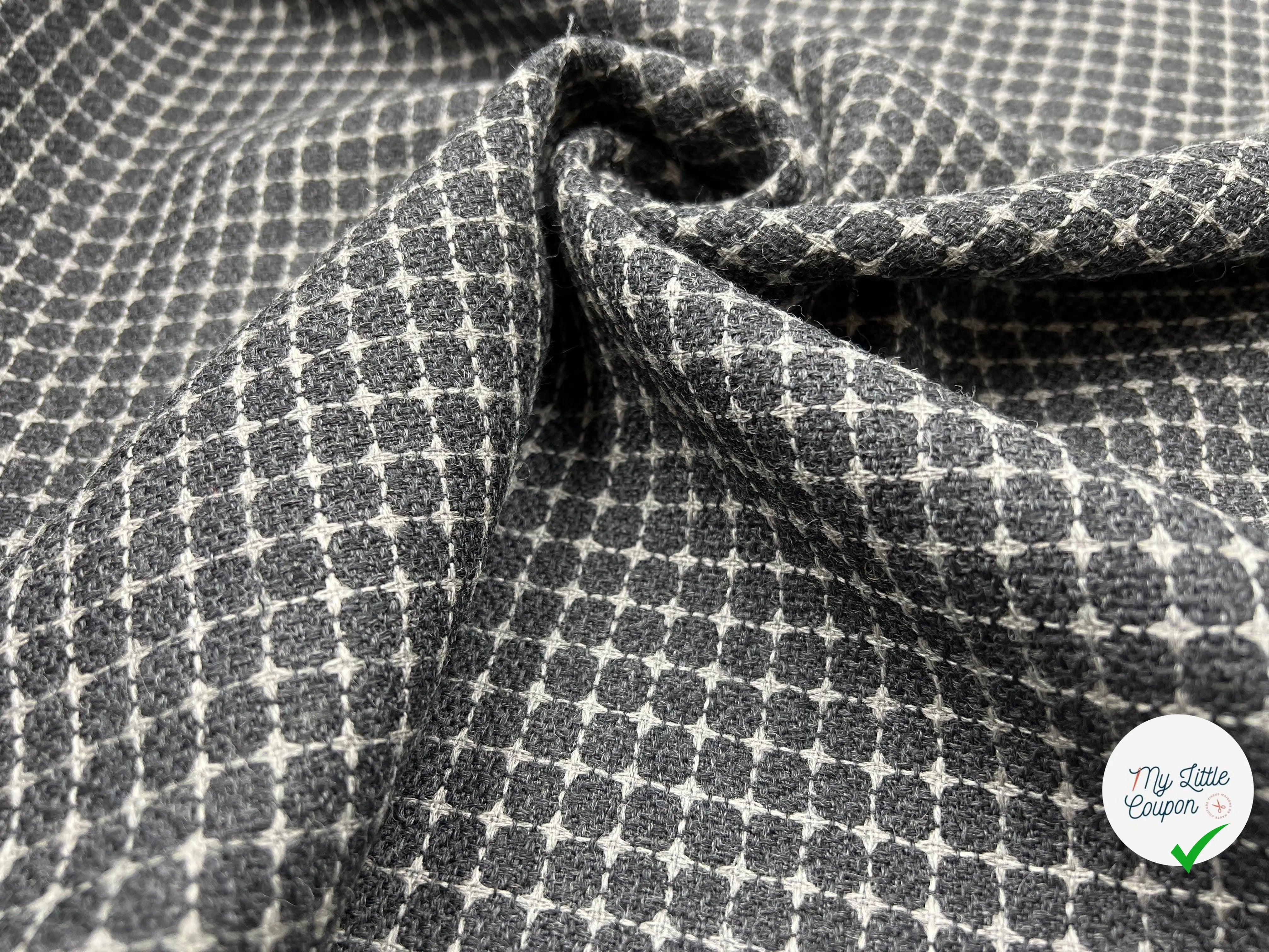 TWEED TAILLEUR PETITES ALVÉOLES - My Little Coupon - tissu - coudre