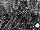 TWEED TAILLEUR ULTRA CHIC NOIR ET BLANC LAINE - My Little Coupon