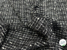 TWEED TAILLEUR ULTRA CHIC NOIR ET BLANC LAINE - My Little Coupon