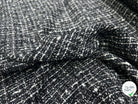 TWEED TAILLEUR ULTRA CHIC NOIR ET BLANC LAINE - My Little Coupon