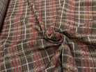 TWEED TRICOTÉ À CARREAUX MARRON ET BEIGE - My Little Coupon