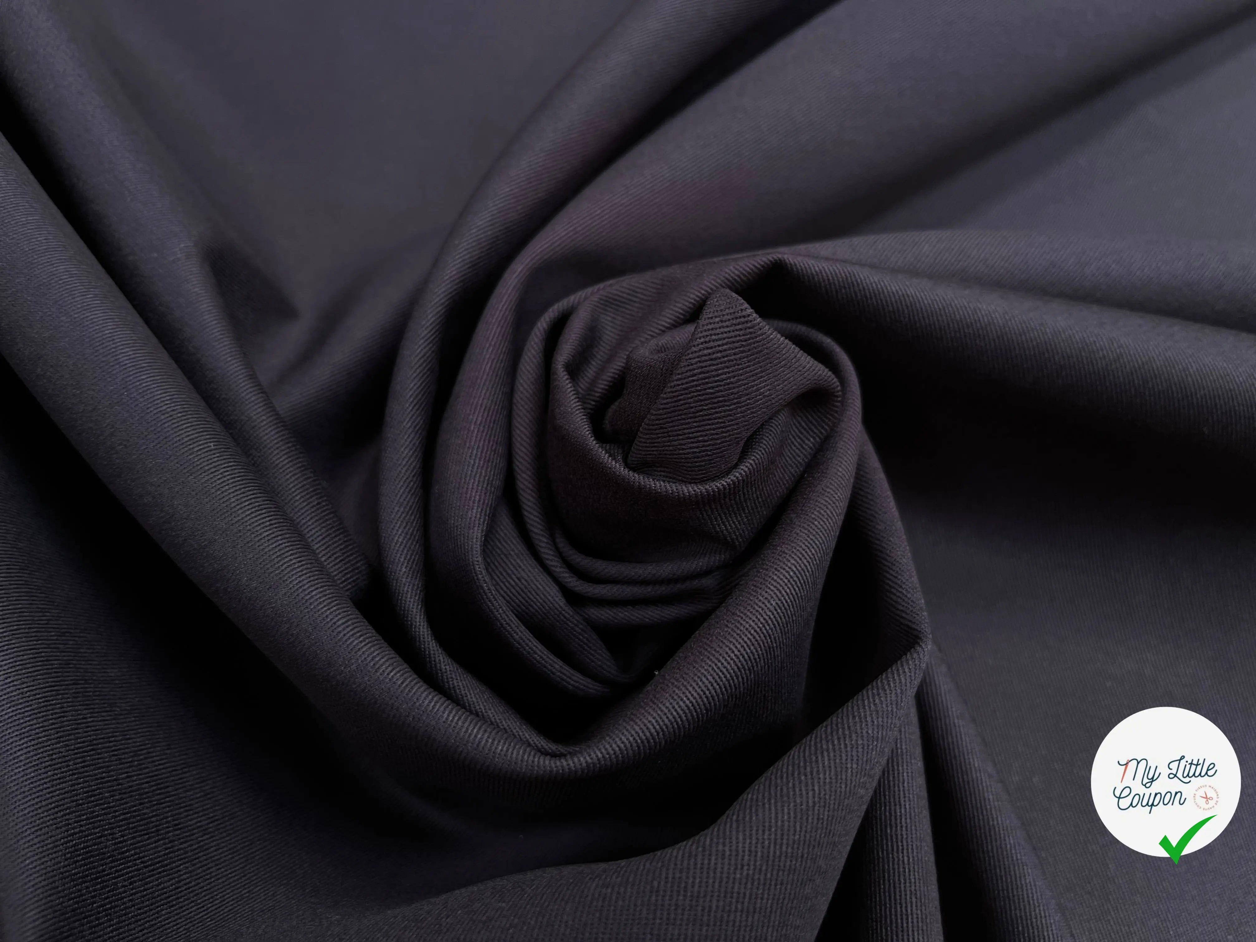 TWILL DE COTON BLEU NAVY - My Little Coupon