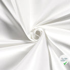 Twill de coton lavé blanc optique