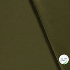 TWILL DE COTON LAVÉ VERT KAKI - My Little Coupon