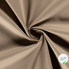 Twill de coton stretch lavé beige