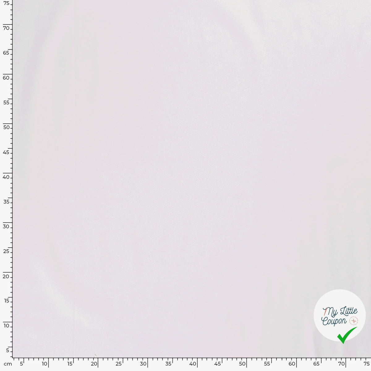 TWILL DE COTON STRETCH LAVÉ BLANC OPTIQUE - My Little Coupon