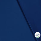 TWILL DE COTON STRETCH LAVÉ COBALT - My Little Coupon