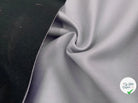 TWILL DE LAINE GRIS LAVANDE CONTRECOLLÉ FOAM ASPECT NÉOPRÈNE - My Little Coupon - tissu - coudre