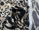 TWILL DE SOIE IMPRIME LÉOPARD SAVANNAH MSO