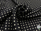 TWILL DE SOIE PETIT POIS VERT AMANDE - My Little Coupon - tissu - coudre