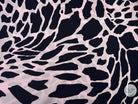 TWILL DE SOIE PETITE GIRAFE BABY PINK- coupon de tissu de 3 mètres - My Little Coupon - tissu - coudre
