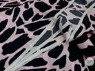 TWILL DE SOIE PETITE GIRAFE BABY PINK- coupon de tissu de 3 mètres - My Little Coupon - tissu - coudre
