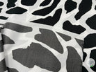 TWILL DE SOIE PETITE GIRAFE FOND BLANC OPTIQUE - My Little Coupon - tissu - coudre