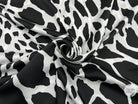 TWILL DE SOIE PETITE GIRAFE FOND BLANC OPTIQUE - My Little Coupon - tissu - coudre