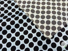 TWILL DE SOIE POIS NOIR FOND BLEU CIEL - coupon de tissu de 3 mètres - My Little Coupon - tissu - coudre
