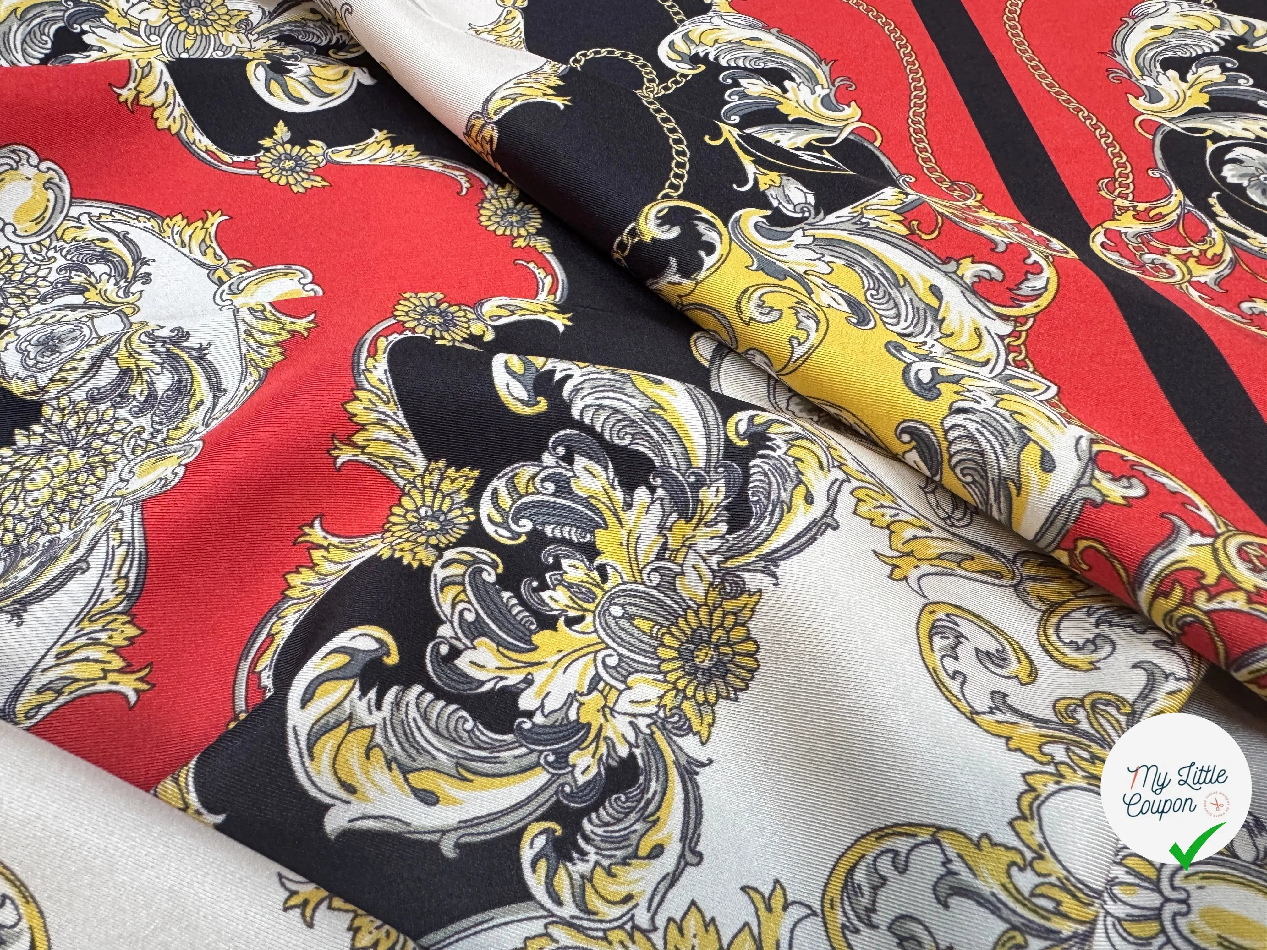 TWILL POLYESTER STYLE BAROQUE - My Little Coupon