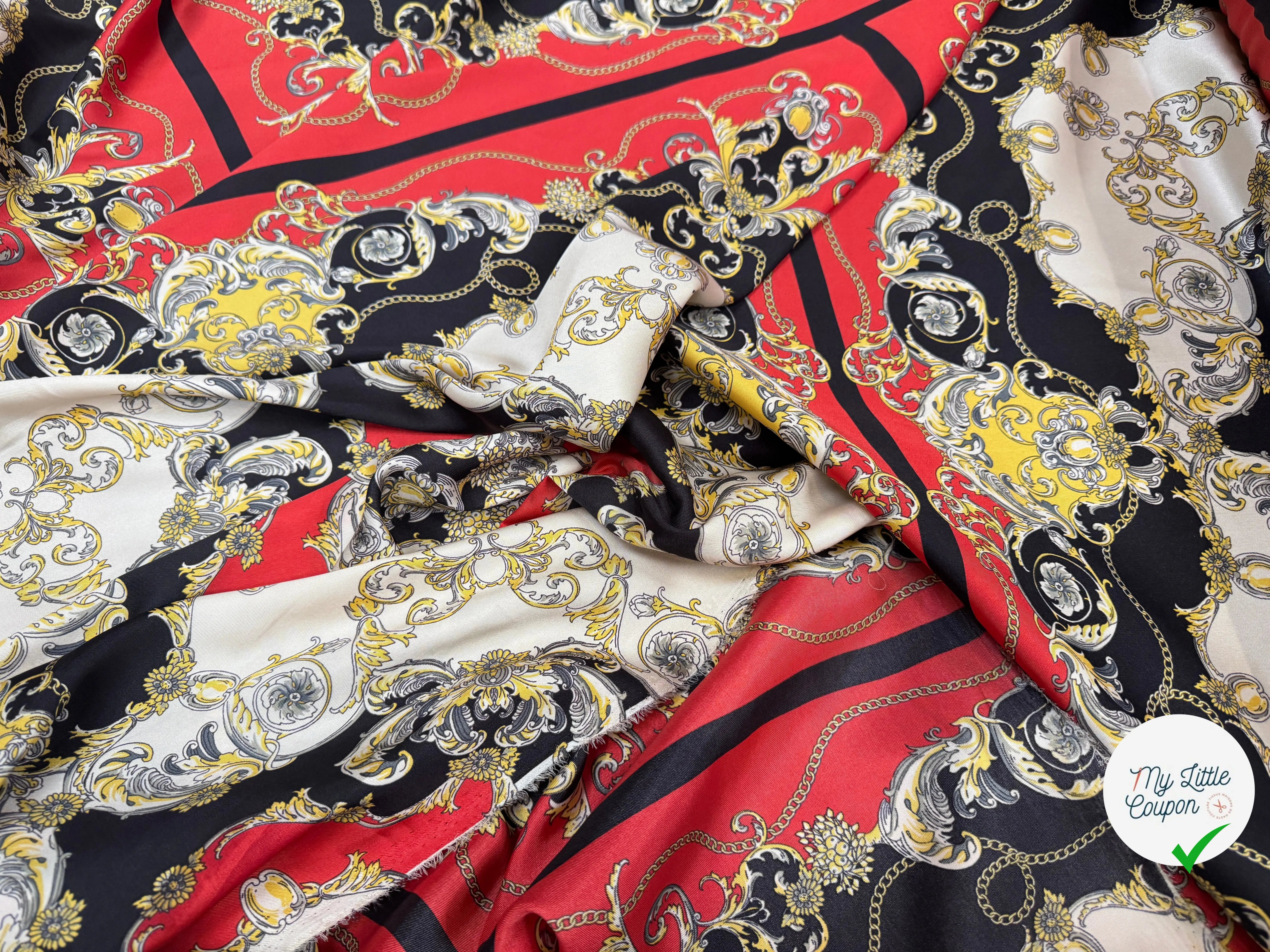 TWILL POLYESTER STYLE BAROQUE - My Little Coupon