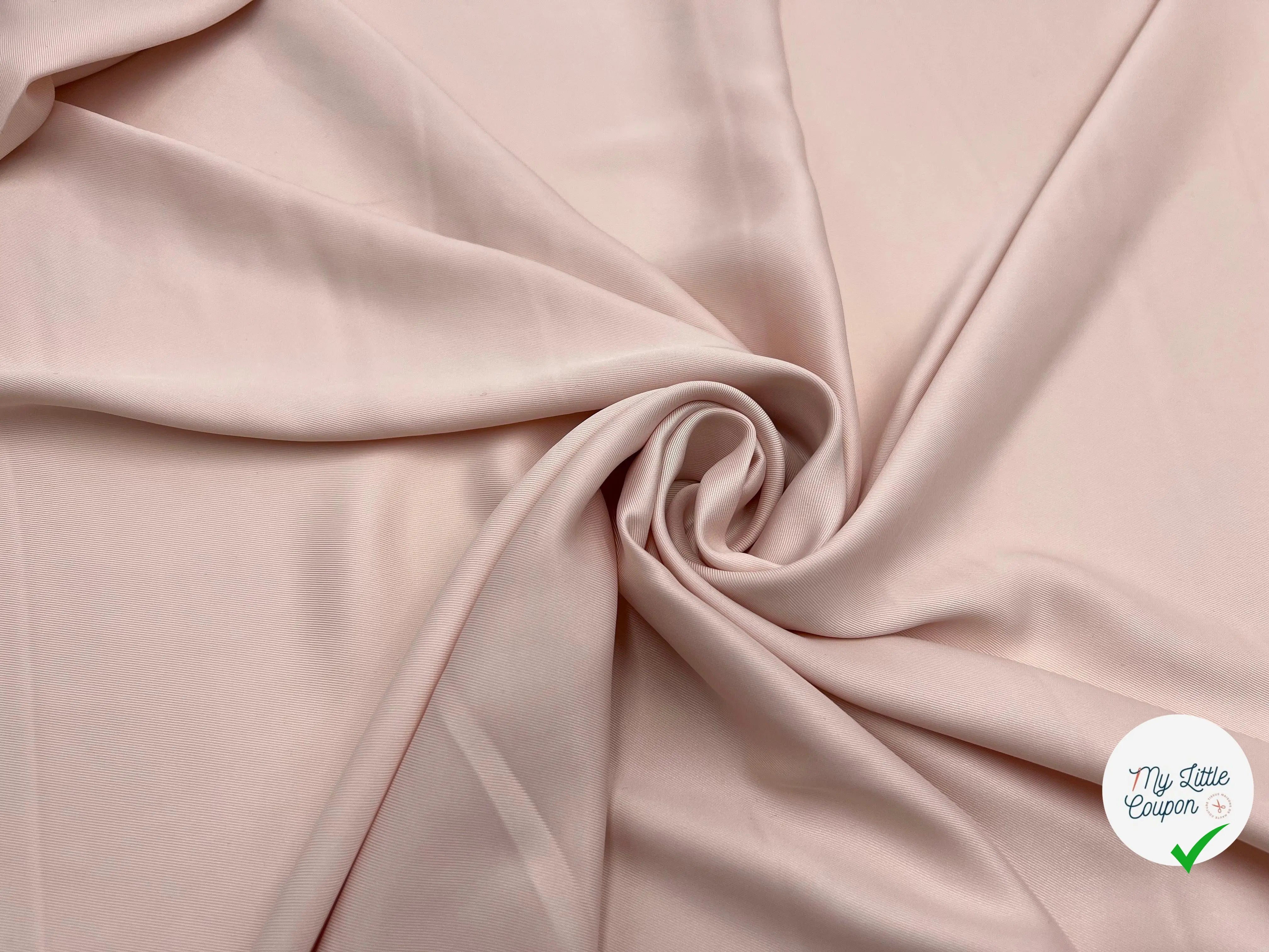 TWILL SOUPLE POWDER PINK - My Little Coupon - tissu - coudre