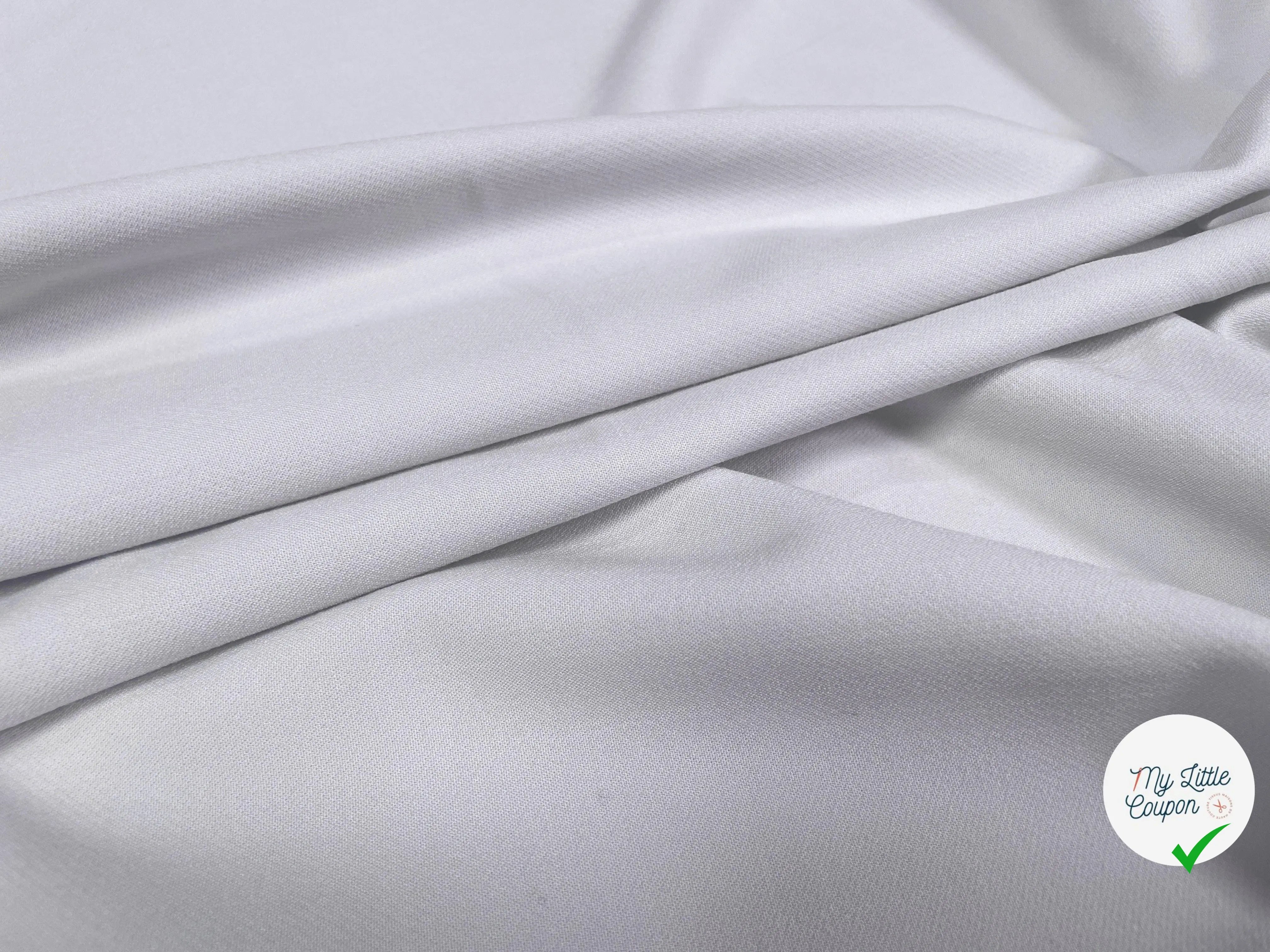 TWILL STRETCH GRIS SOURIS - My Little Coupon - tissu - coudre
