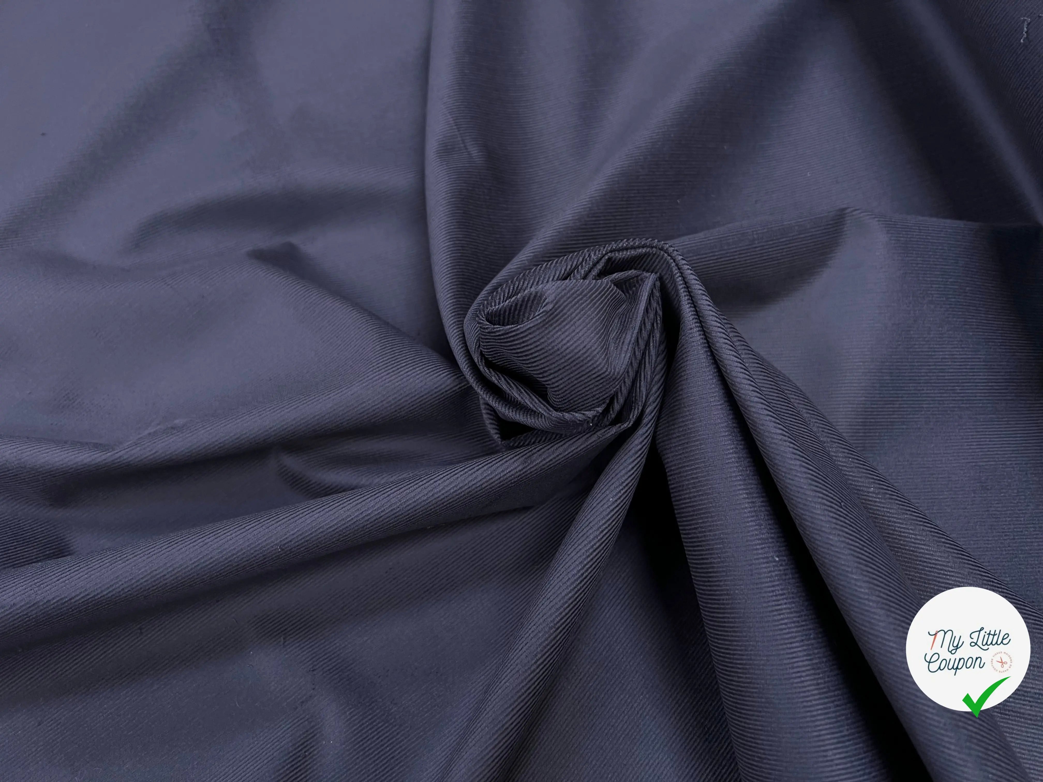 VELOURS 1000 RAIES CHEMISE COTON GRIS PETROLE SUBLIME - My Little Coupon