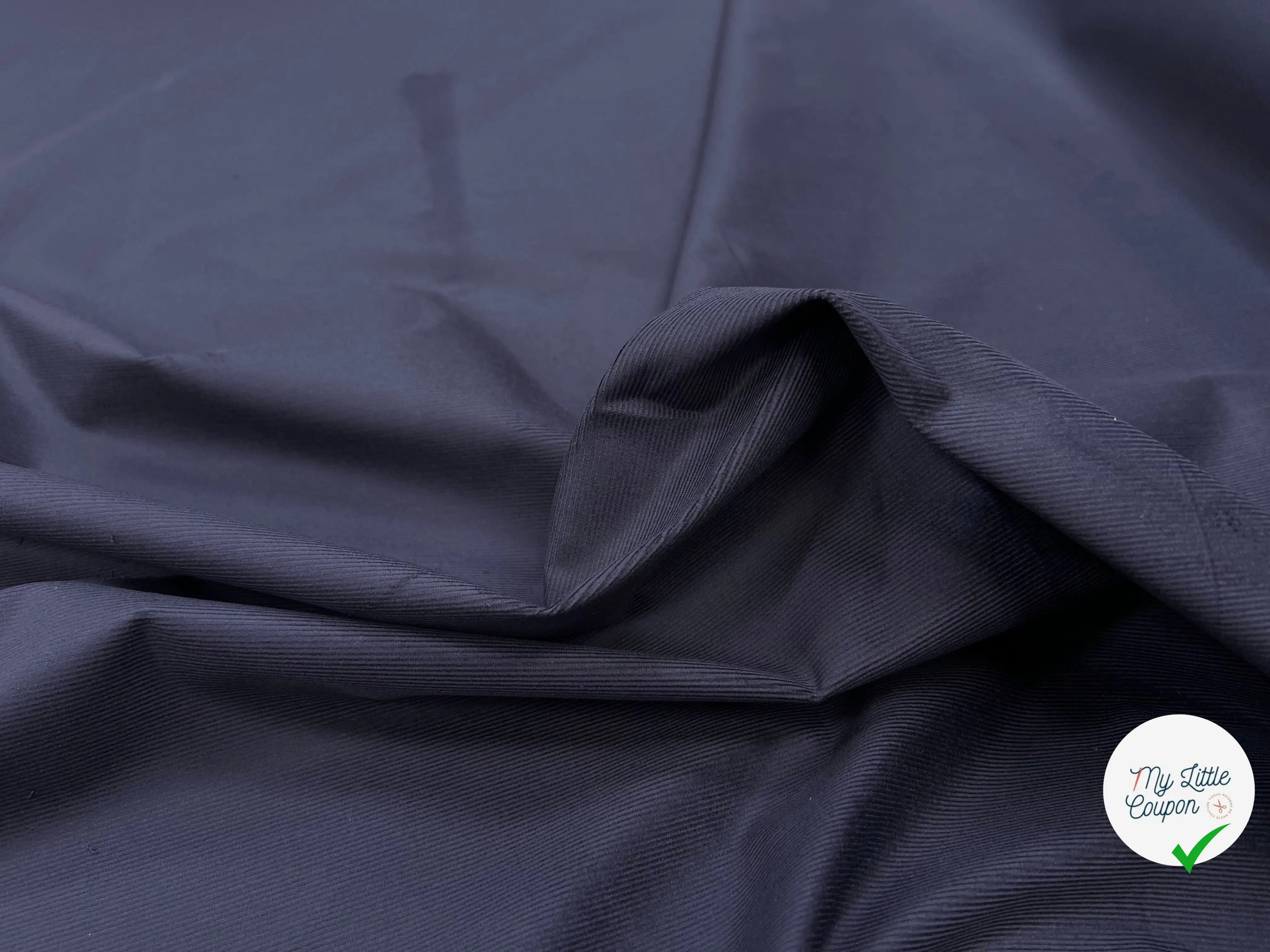 VELOURS 1000 RAIES CHEMISE COTON GRIS PETROLE SUBLIME - My Little Coupon
