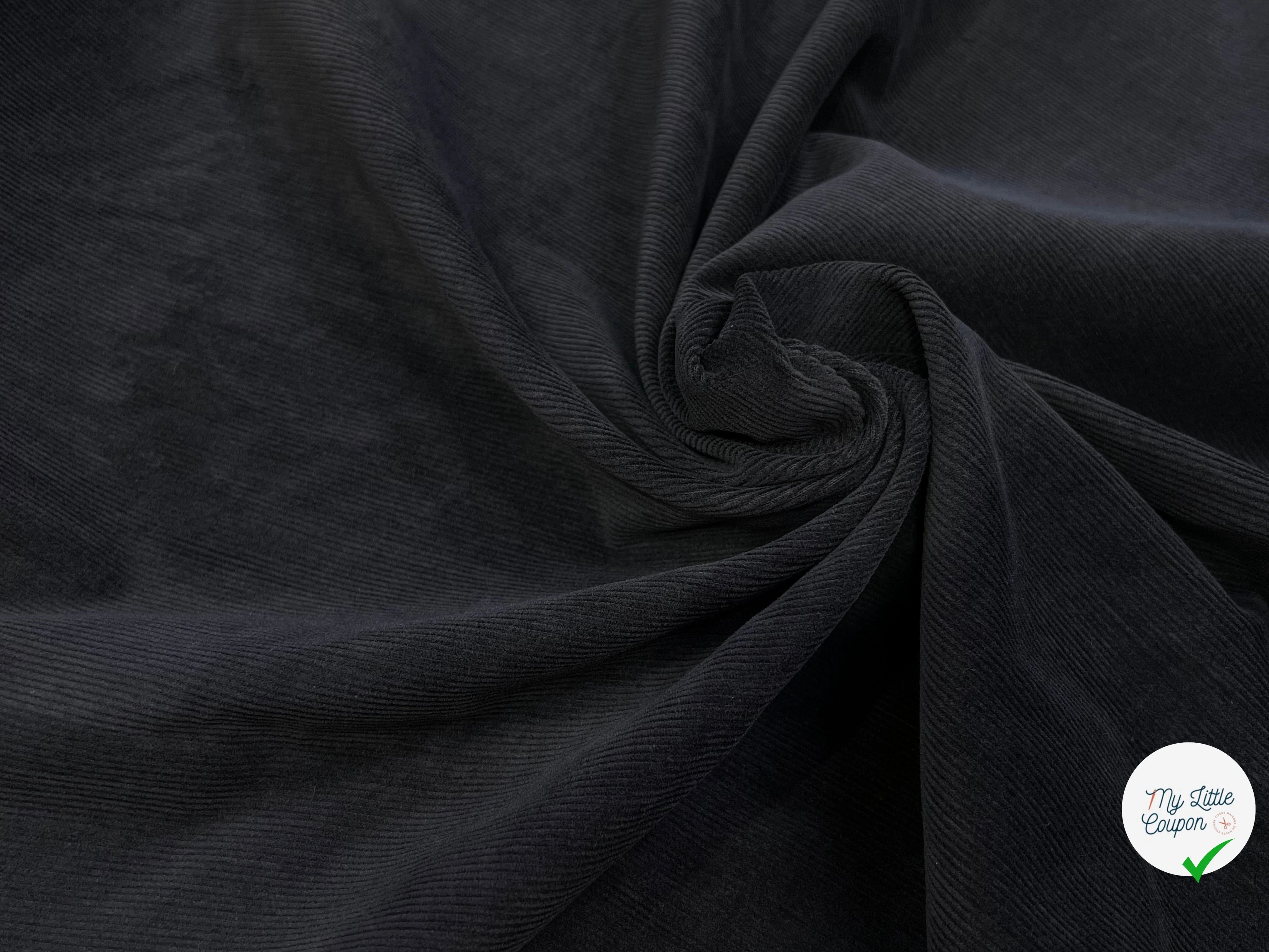 VELOURS 1000 RAIES NOIR - My Little Coupon