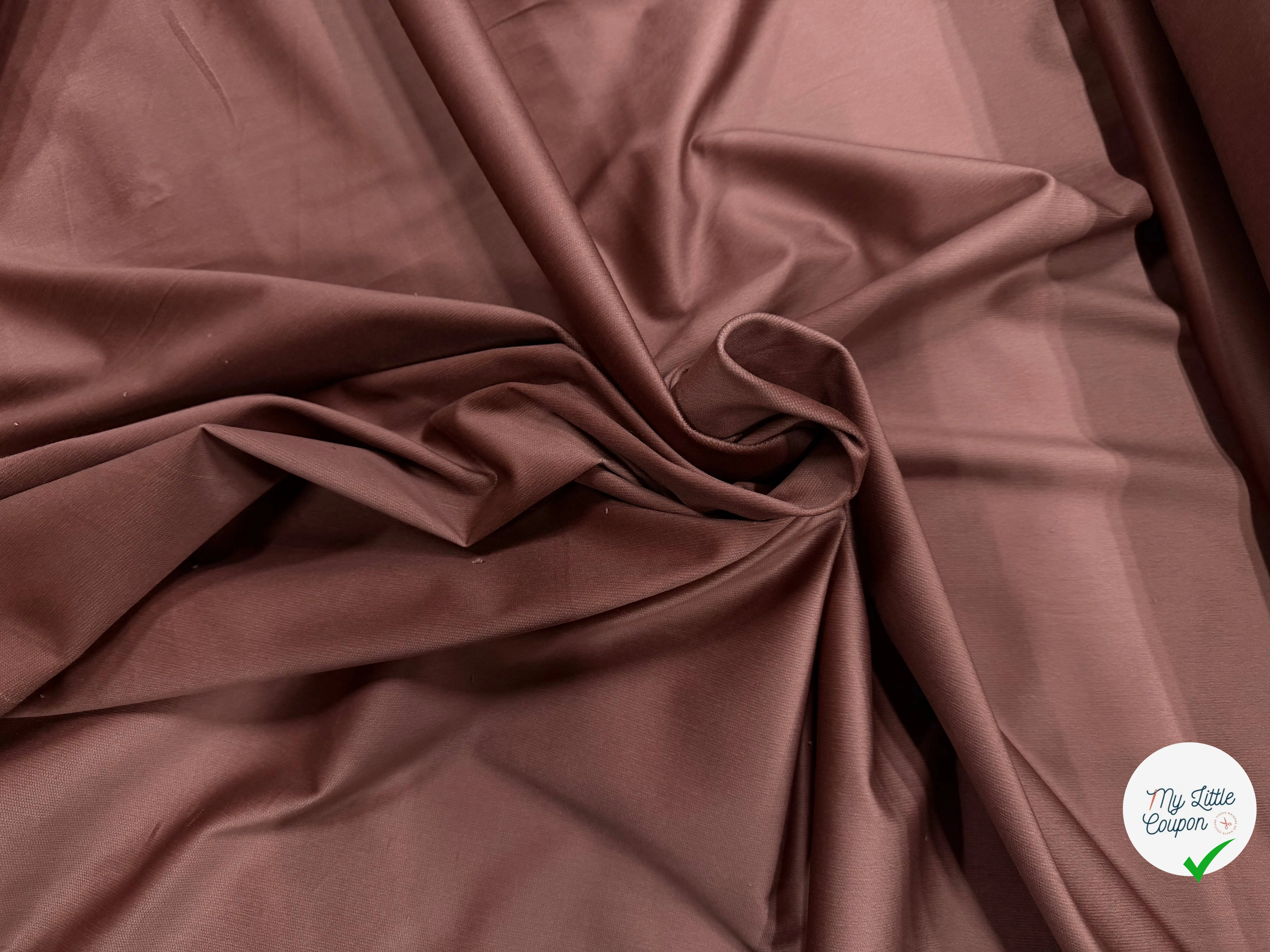 VELOURS 1500 RAIES ROSE STRETCH SUBLIMISSIME - My Little Coupon