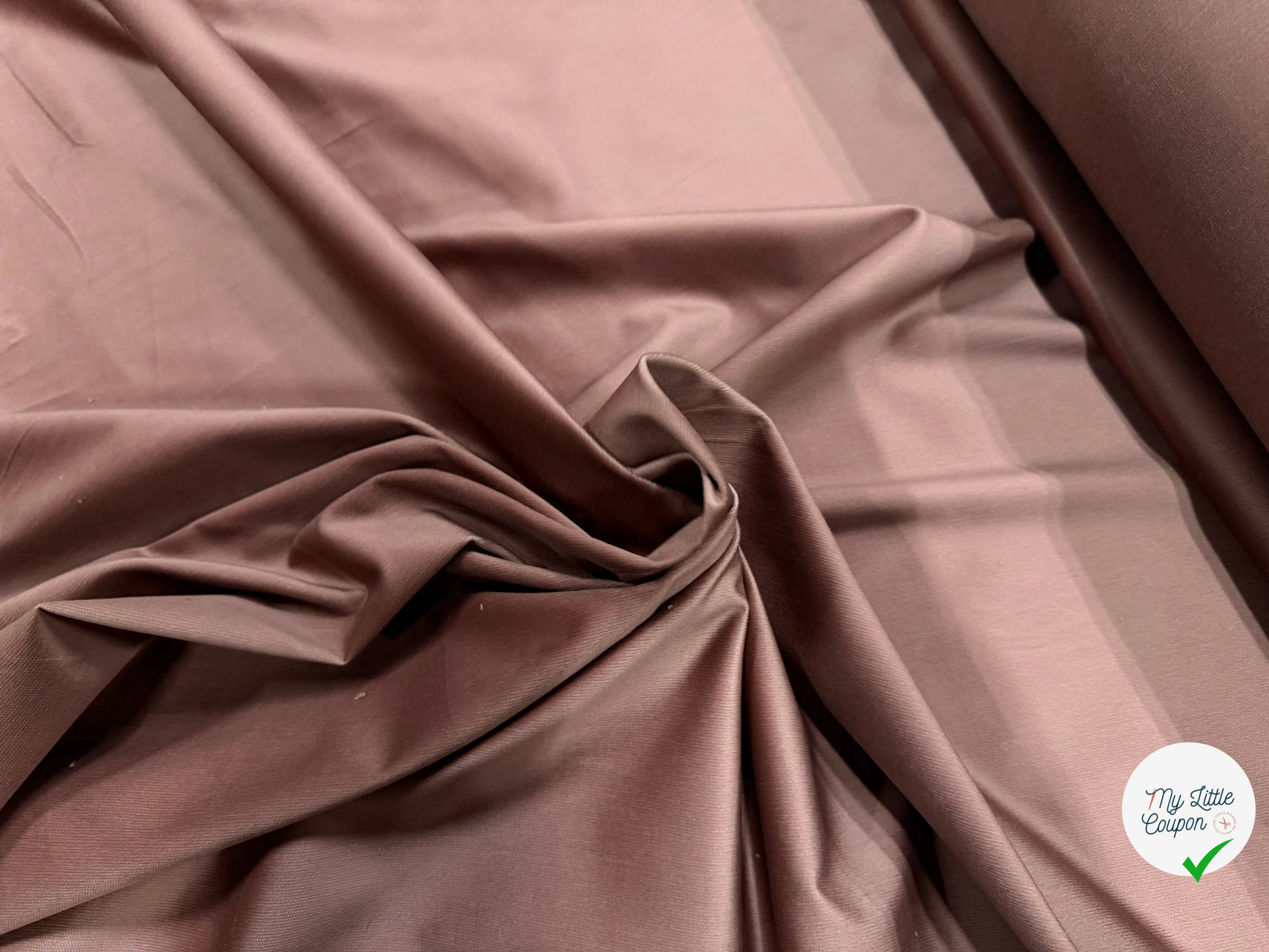 VELOURS 1500 RAIES ROSE STRETCH SUBLIMISSIME - My Little Coupon