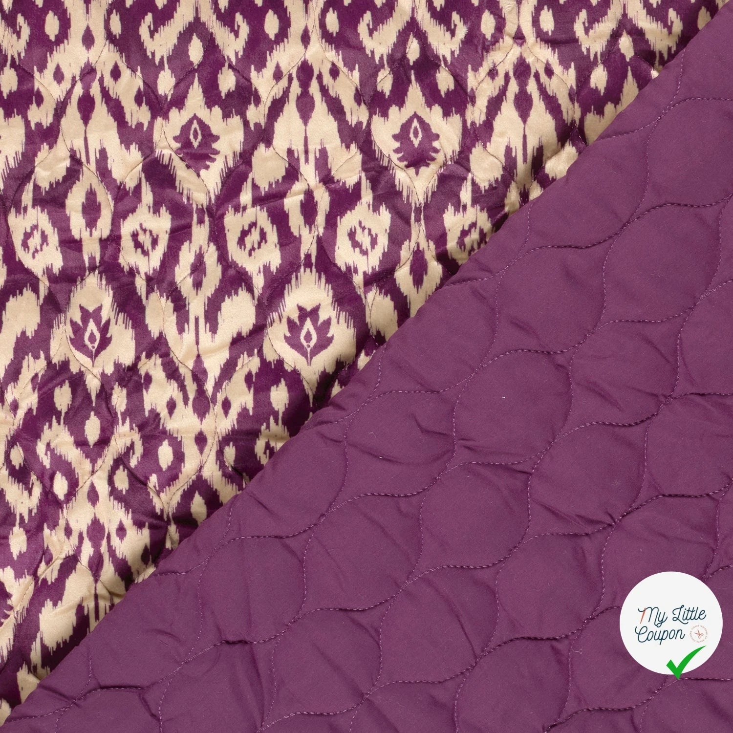 Velours abstrait pourpre