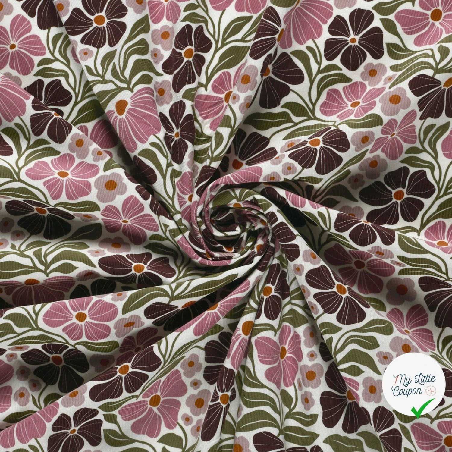 VELOURS BABY CORDUROY 21W FLOWERS 3 - My Little Coupon