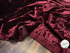 VELOURS CARVICO MAILLE STRETCH BORDEAUX - My Little Coupon