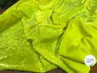 VELOURS CARVICO MAILLE STRETCH JAUNE FLUO - My Little Coupon
