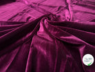 VELOURS CARVICO MAILLE STRETCH LIE DE VIN - My Little Coupon