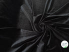 VELOURS CARVICO MAILLE STRETCH NOIR LUXIEUX - My Little Coupon
