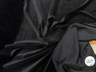 VELOURS CARVICO MAILLE STRETCH NOIR LUXIEUX - My Little Coupon